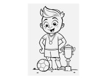 Obrázek k výrobku 19587 - Omalovánky A5 Fotbal