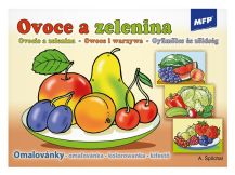 Obrázek k výrobku 21430 - Omalovánky A5 Ovoce a zelenina