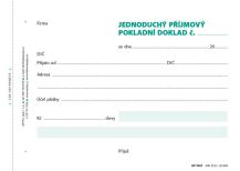 Obrázek k výrobku 21960 - Příjmový doklad jedn.A6/100l.1067