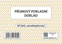 Obrázek k výrobku 21990 - Příjmový doklad jedn.A6/50l.NCR 1318