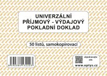 Obrázek k výrobku 21991 - Univerzální pokl.doklad A6/50l.NCR 1322