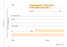 Obrázek k výrobku 21984 - Výdajový doklad jednod.A6/100l.NCR1303
